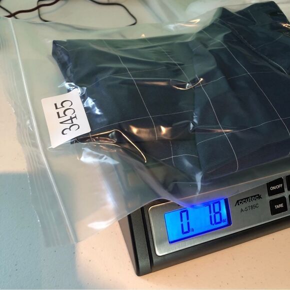 Lucky Brand Button Front Shirt Mens Medium Slim Fit Blue Plaid Long Sleeve - Picture 7 of 7